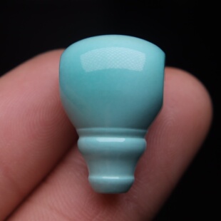 优化高瓷绿松石蒙松奶嘴三通佛头配珠手持菩提108长串diy配件配饰