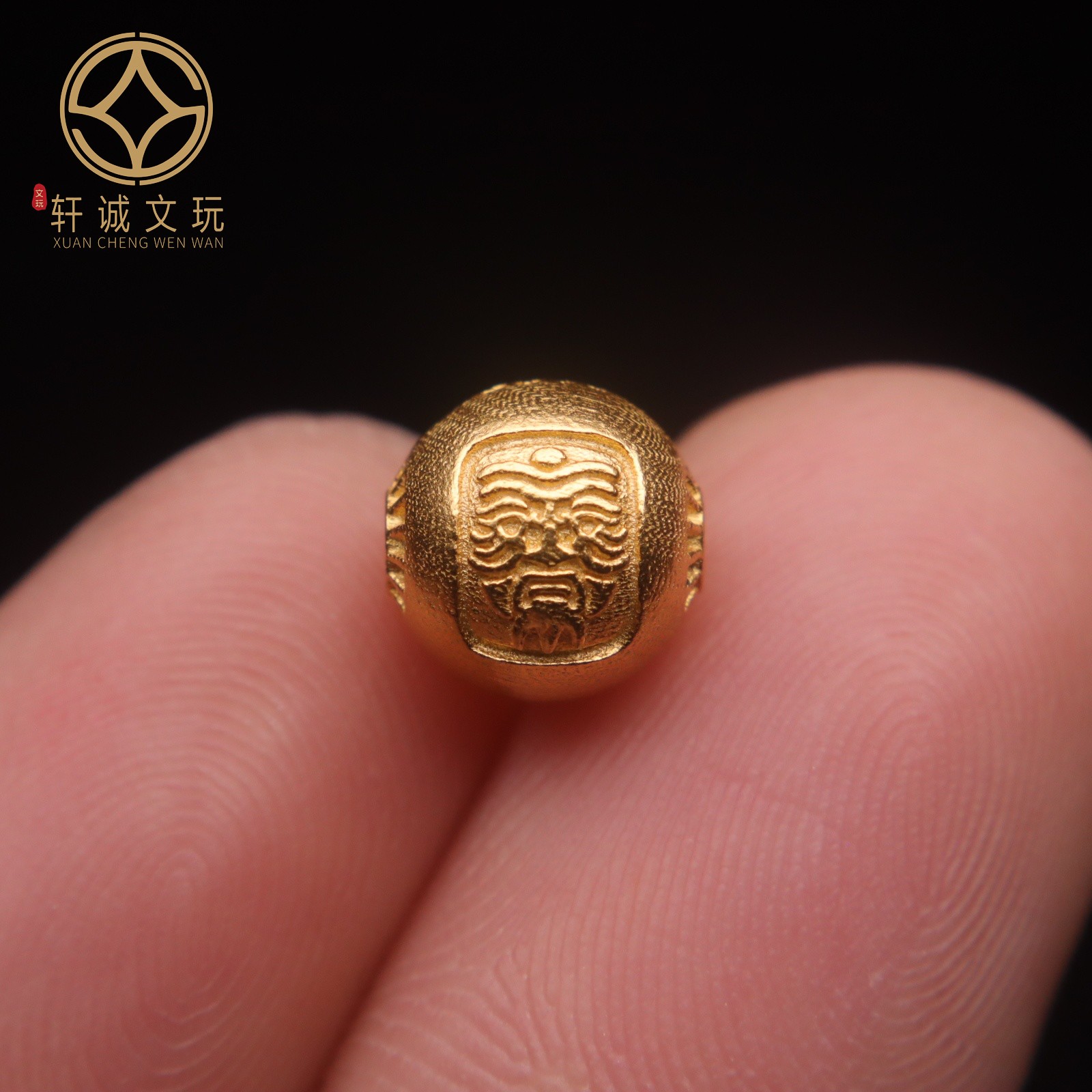 原创足银925银镀金扎基拉姆顶腰珠隔珠菩提手串手工串珠diy文玩