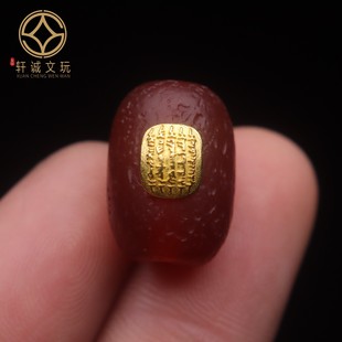 保真凉山满肉满色南红玛瑙桶珠鼓珠桶珠算盘珠散珠DIY配饰配件