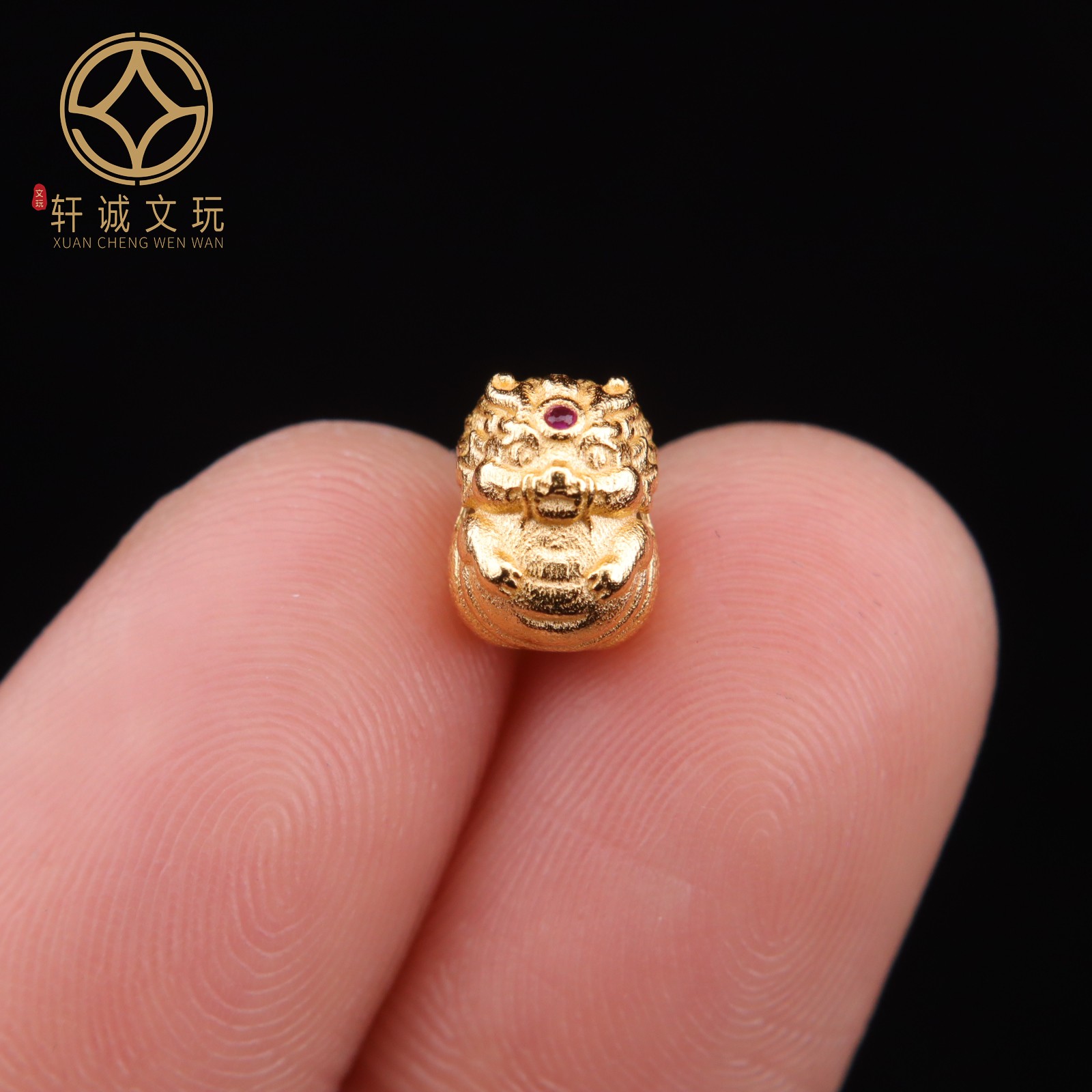 足银纯银925镀金貔貅吊坠佛头手串diy配件散珠佛珠文玩diy配饰珠