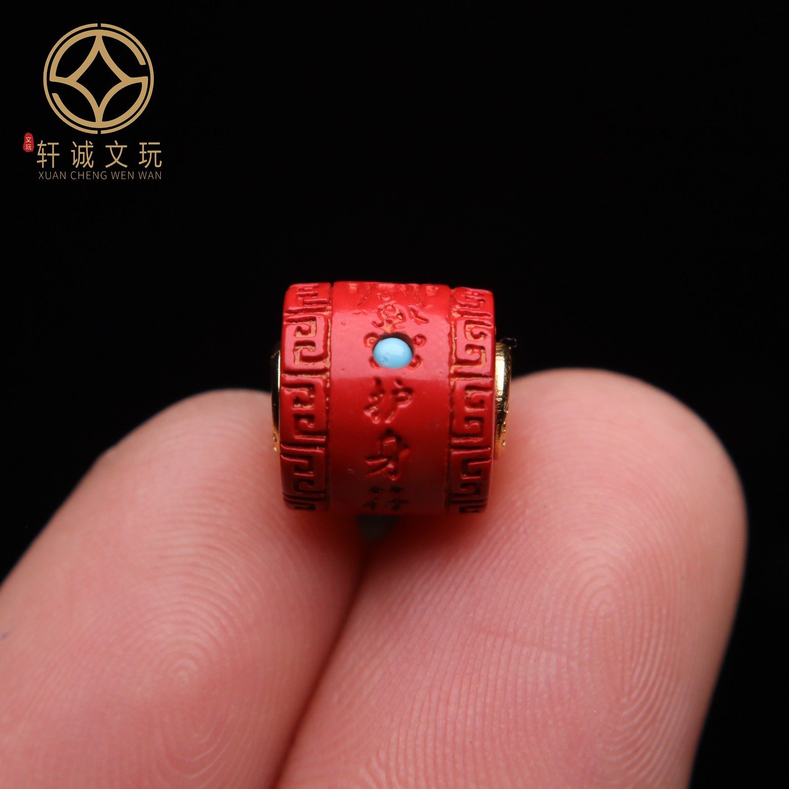 古法金银镀金天然朱砂护身符桶珠隔珠手串diy文玩配饰配件配珠,珠宝/钻石/翡翠,手饰,淘宝优惠券,粉丝福利购,淘宝优惠卷