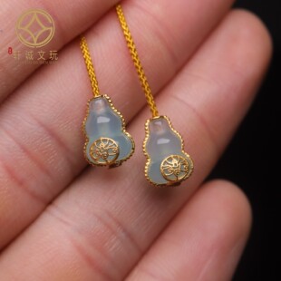 天然银镀金冰山葫芦扎基拉姆弟子珠套装 组合108配饰配件珠弟子珠