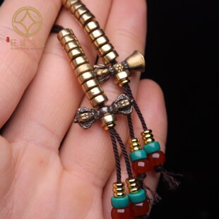 雪巴琉璃精工老型套装老铜计数器流苏隔珠散珠手串108diy配饰配件