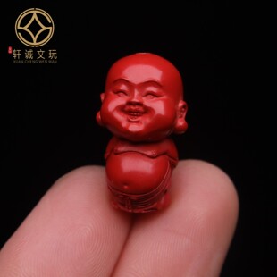 保真朱砂宝宝佛和尚小配件挂件饰品星月金刚菩提文玩diy配饰吊坠