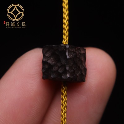 天然沉香木黑檀香方珠切面珠散珠单珠文玩金刚星月配饰配件饰品