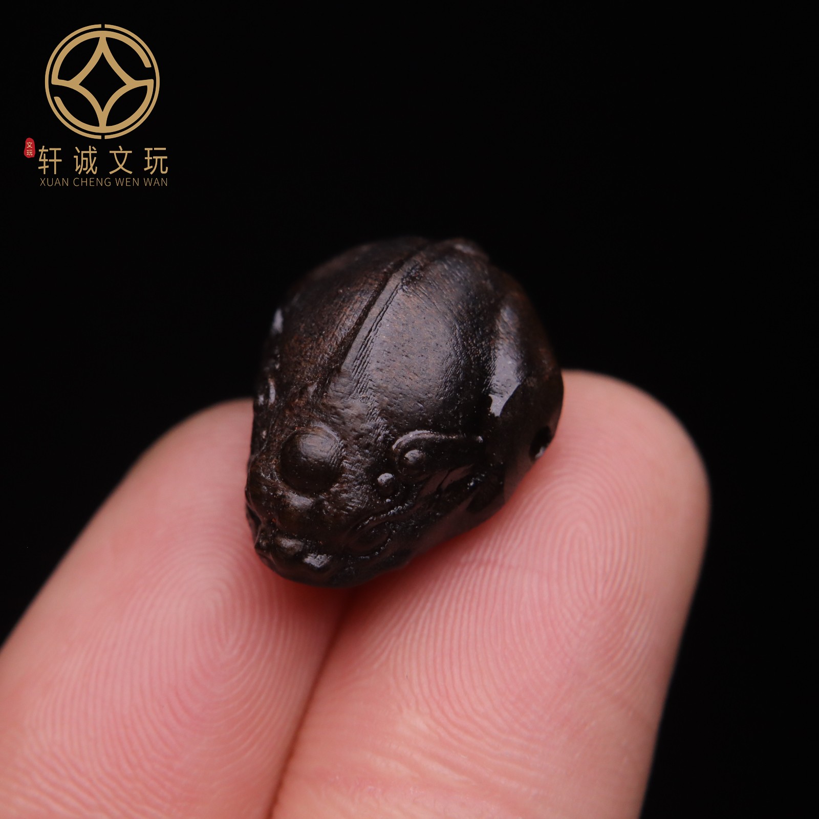 原创天然沉香木檀木貔貅瑞兽吊坠挂件文玩配饰配件手串手链饰品
