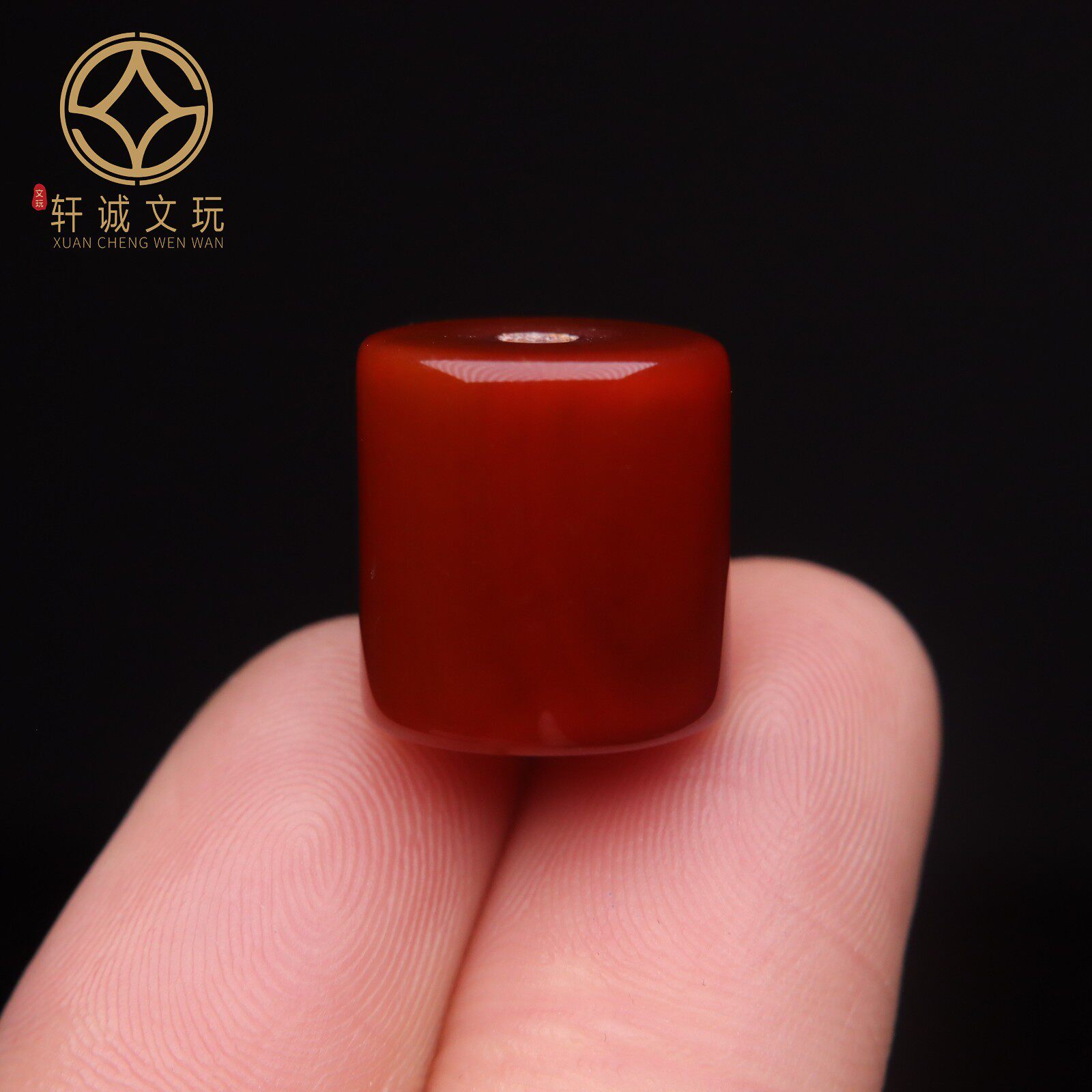 原创南红玛瑙光珠大直切桶珠散珠DIY手链配饰配件手串链文玩配珠