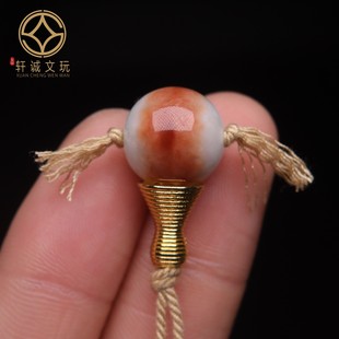 天然翡翠玉三通佛头散珠手工diy手串手链冰种玉石串珠配件配饰