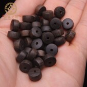 原创天然沉香檀木戒圈隔片散珠隔珠圆珠DIY文玩配饰配饰饰品配珠