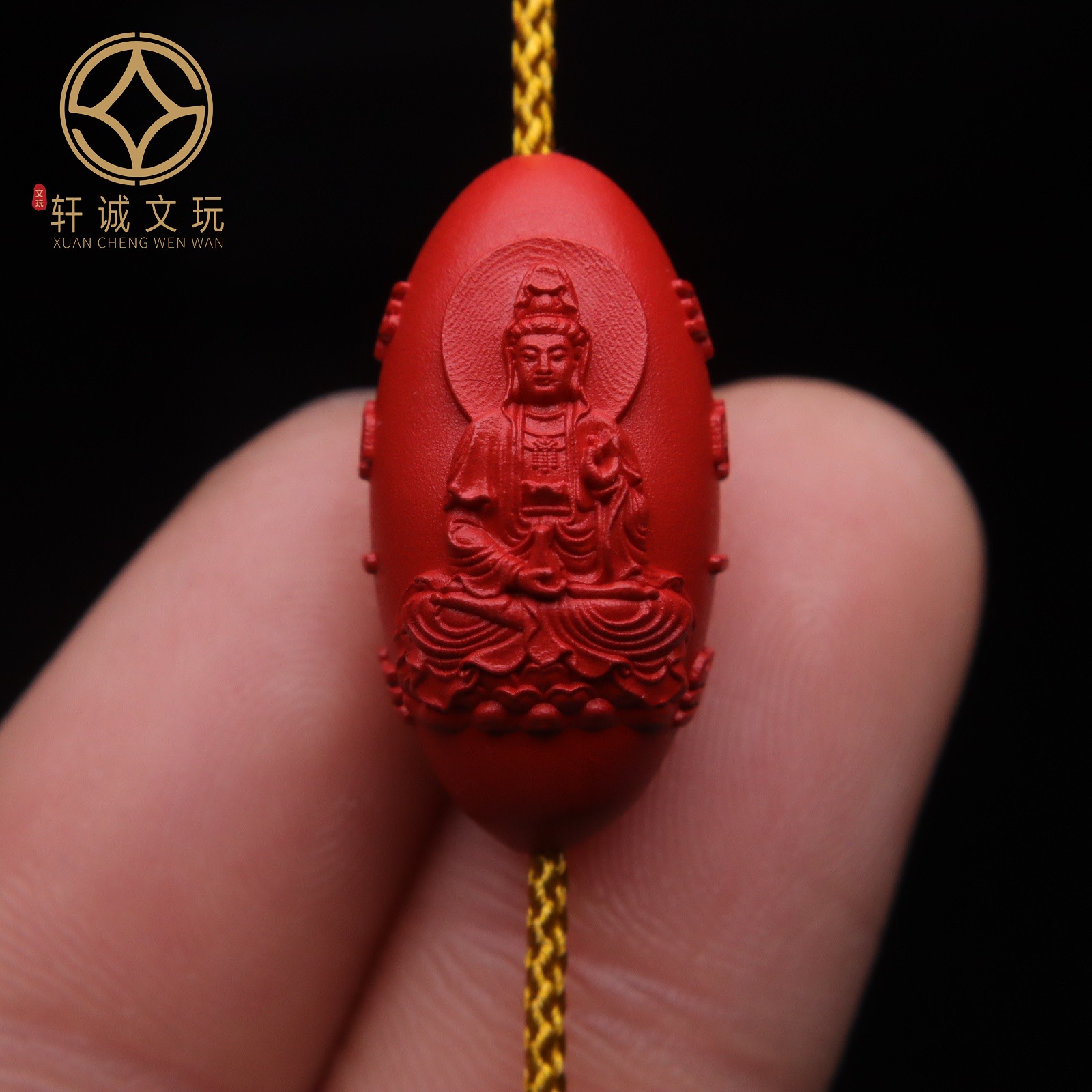 天然原矿保真朱砂观音长桶珠背云百搭款手串饰品DIY文玩配饰配珠