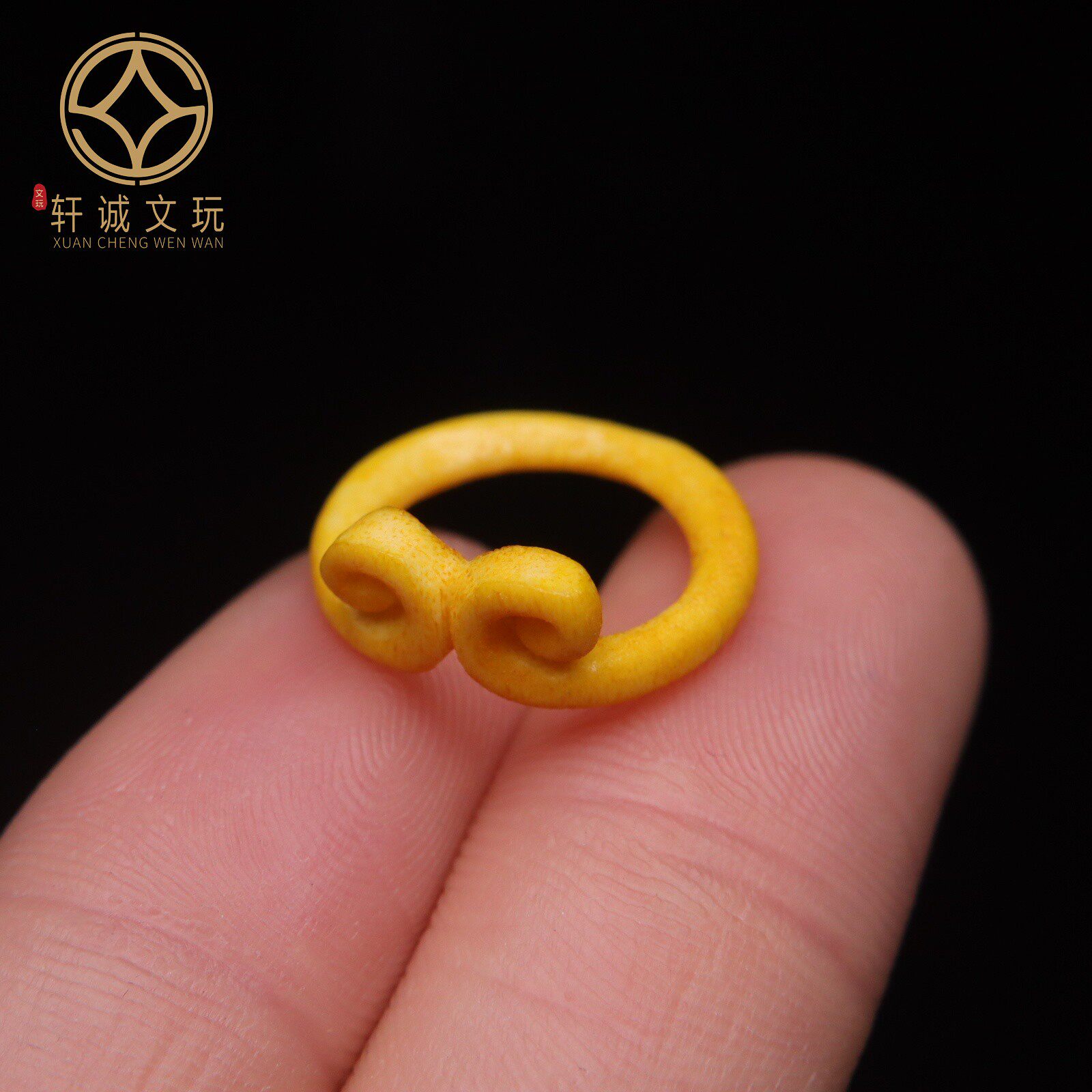 鹿角根付悟空紧箍咒跑环文玩配件吊坠串珠手链手串配饰雕刻饰品