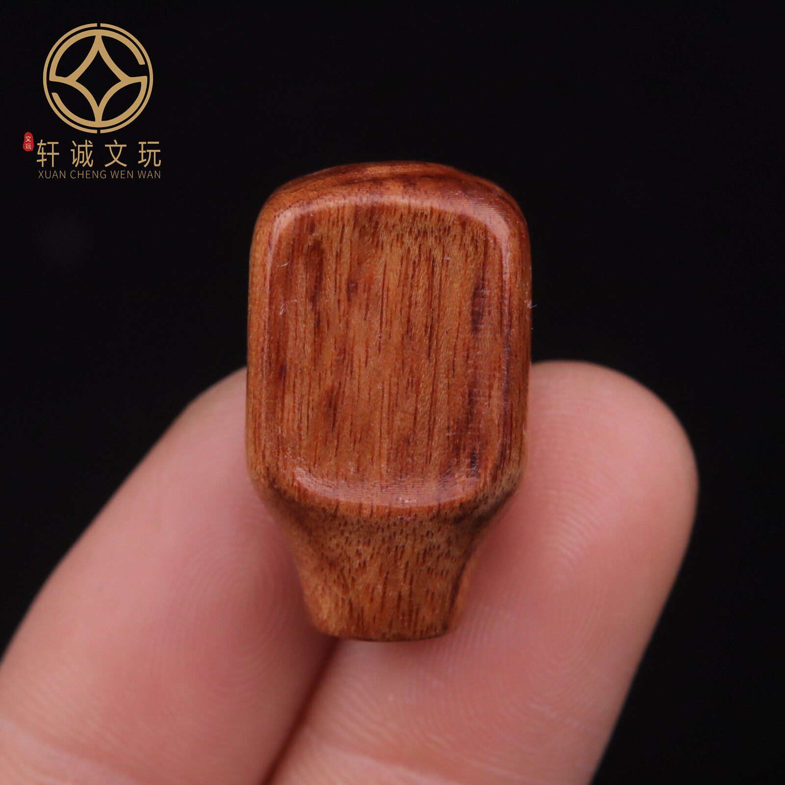 原创天然沉香木檀木方型三通佛头手串散珠DIY文玩配饰配件饰品