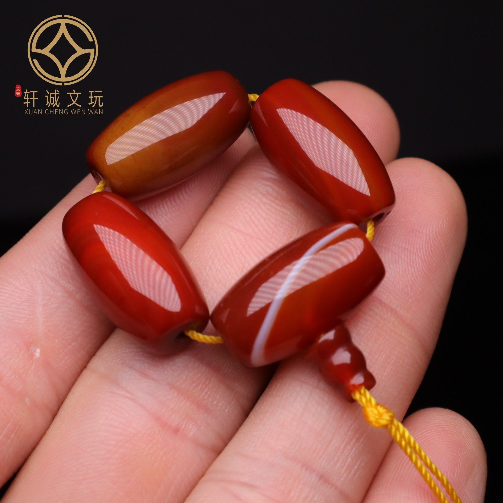 保真天然南红玛瑙桶珠鼓珠桶珠算盘珠散珠DIY配饰配件组合套装