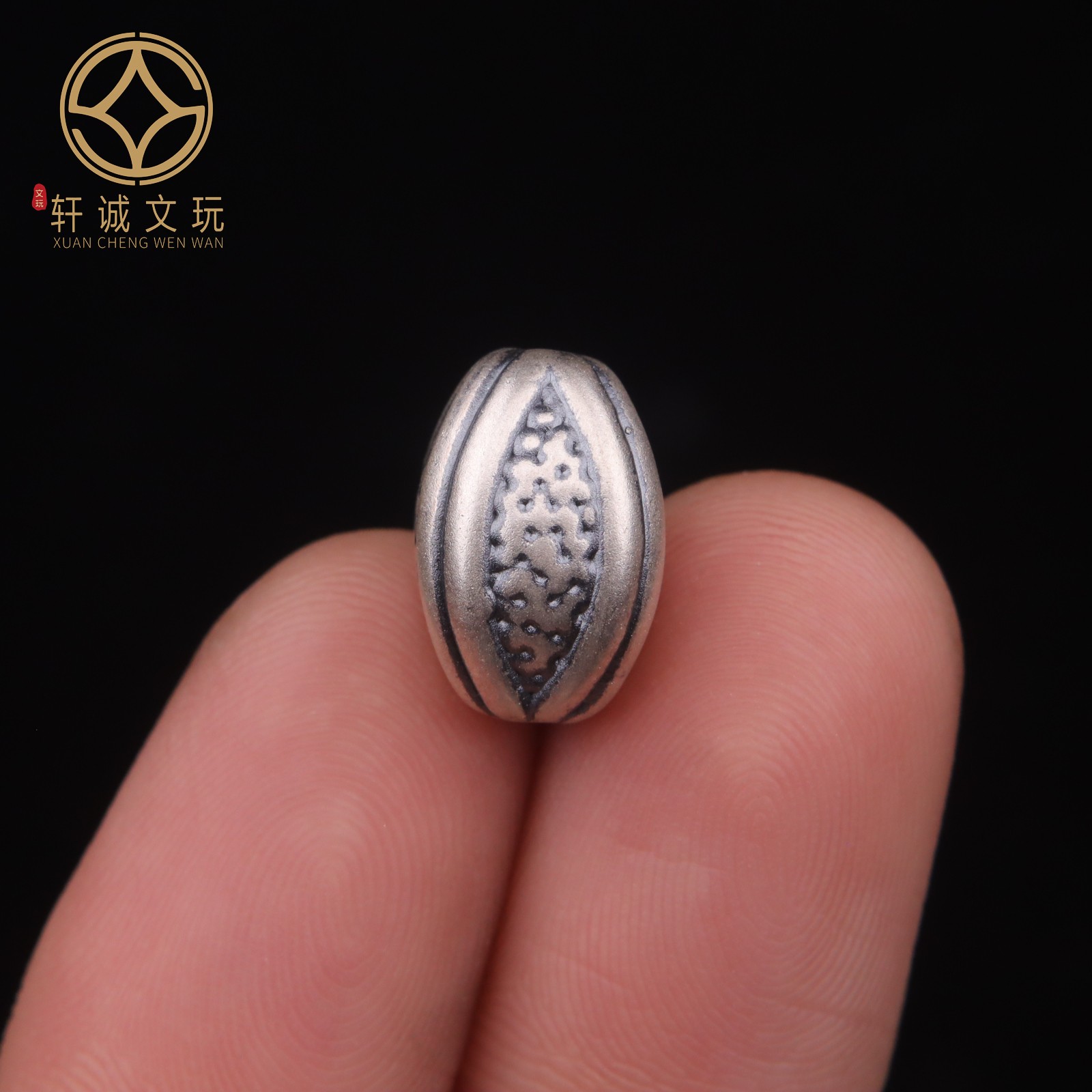 9.2MM瓜珠桶珠999足银老型diy配件文玩配饰转运单珠散珠手串配珠