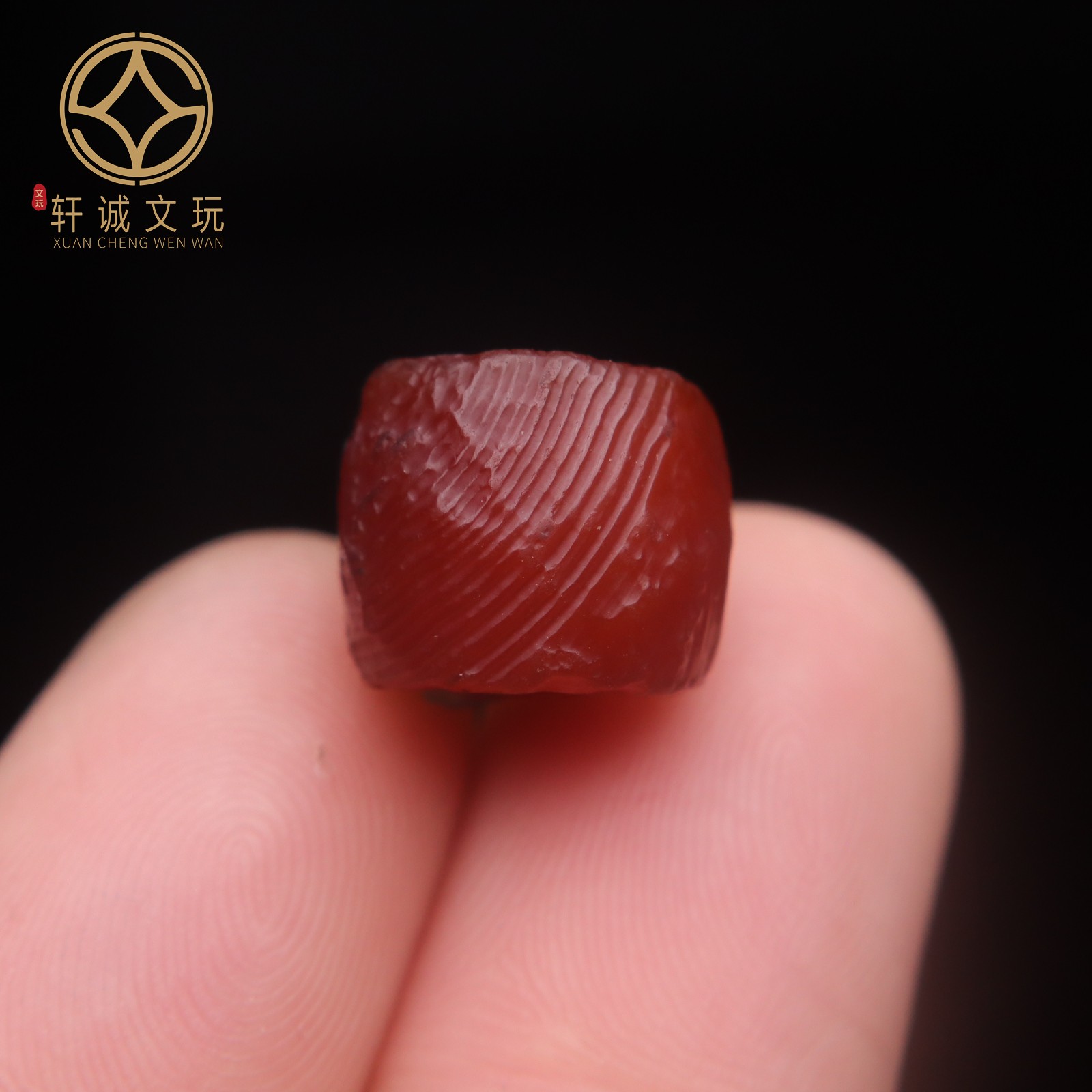 天然大孔南红玛瑙陨石纹鼓珠桶珠算盘珠散珠DIY配饰手串配件配珠