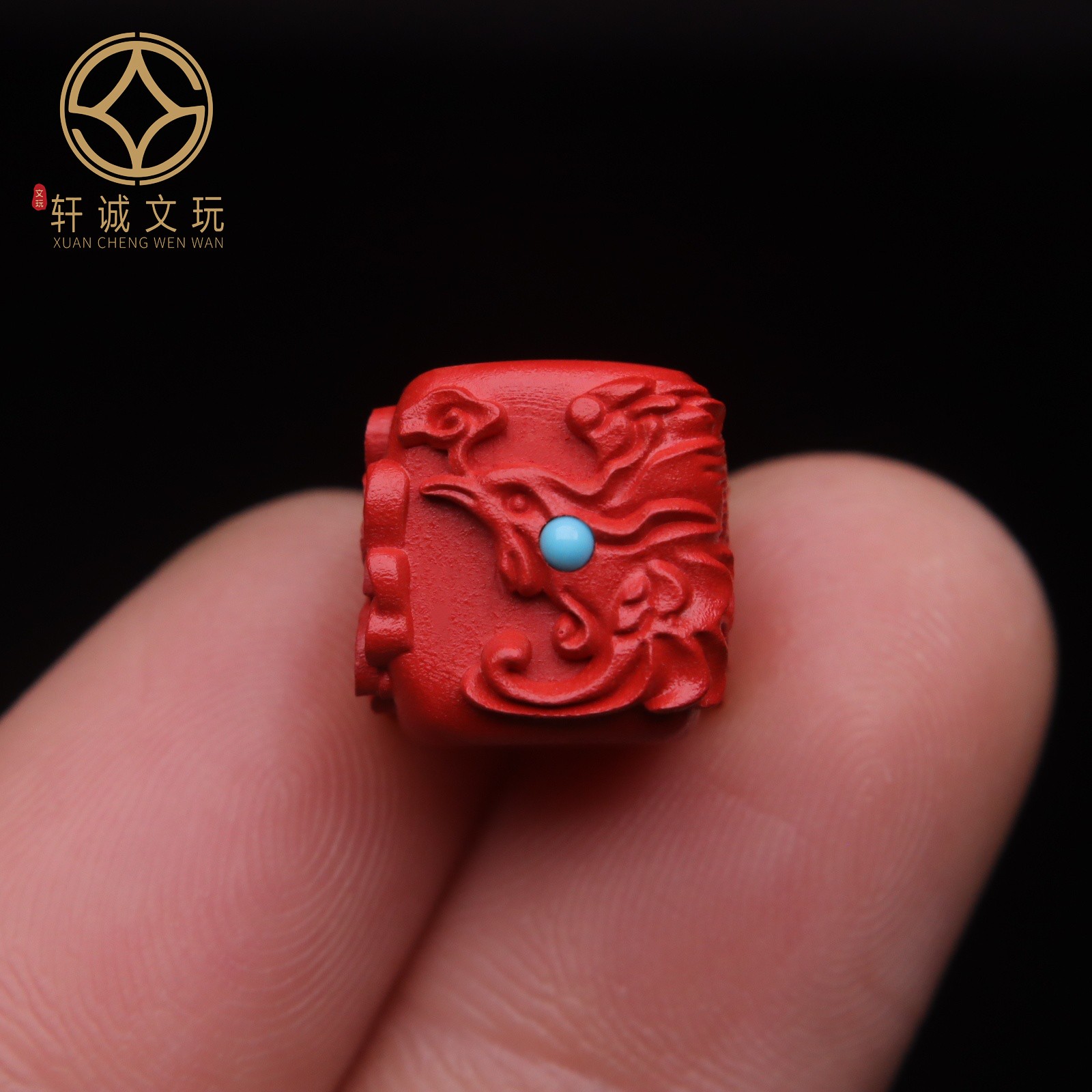 天然朱砂帝王砂凤凰方珠散珠配珠隔珠金刚星月菩提手串配件配饰