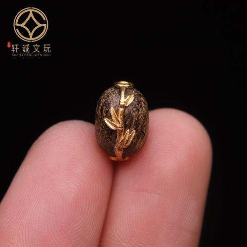 原创纯银925镀金生生不息竹节桶珠隔珠菩提长串diy文玩配饰配珠件
