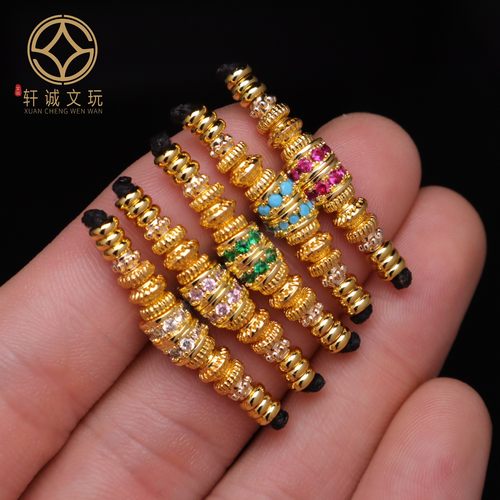 古法金套装隔珠散珠万向轴手串长串108diy隔片配饰配件配珠饰品