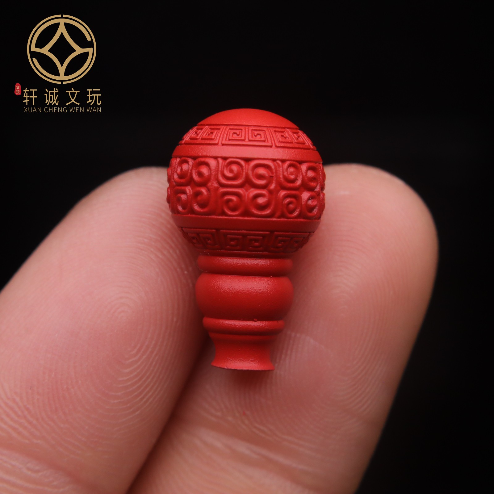 天然朱砂回纹三通佛头星月金刚菩提108长串DIY文玩配饰配件饰品