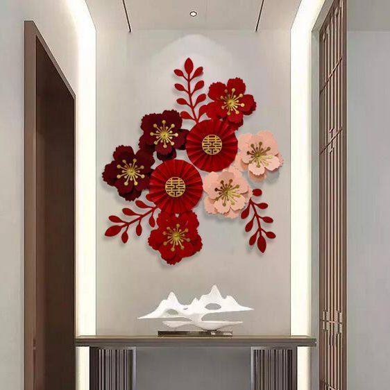 婚房布置结婚花朵装饰立体拍照花婚礼男女方新房卧室背景墙拉花,节庆用品/礼品,婚房布置套装,淘宝优惠券,粉丝福利购,淘宝优惠卷