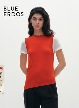 [BLUE ERDOS设计师系列]BETH系列精纺女背心B245D2025