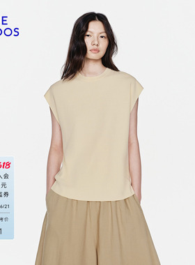 BLUE ERDOS2026夏季新品休闲百搭通勤小飞袖T恤女上衣B2265A025