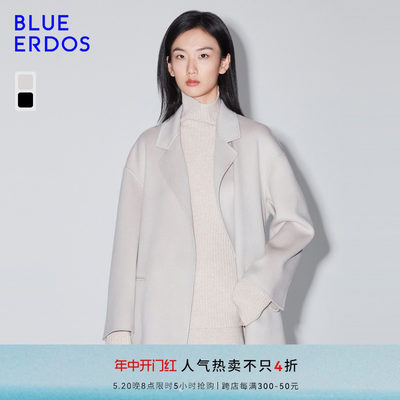 blueerdos22秋冬毛呢大衣女通勤