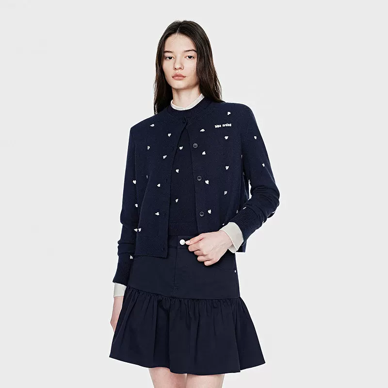 【大乐严选】13号BLUE ERDOS26早春新学院风羊毛羊绒爱心刺绣背心,女装/女士精品,羊绒衫,淘宝优惠券,粉丝福利购,淘宝优惠卷