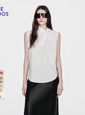 【孙千同款】BLUE ERDOS2026早春新品100%棉扭结设计无袖背心女
