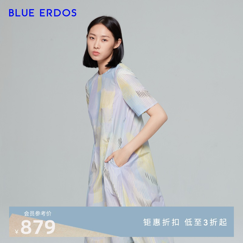 blueerdos气质休闲连衣裙