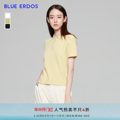 blueerdosPOLO领休闲短袖