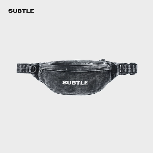 SUBTLE Джинсовая нагрудная сумка на одно плечо, трендовая мужская сумка через плечо, небольшая сумка, поясная сумка для отдыха