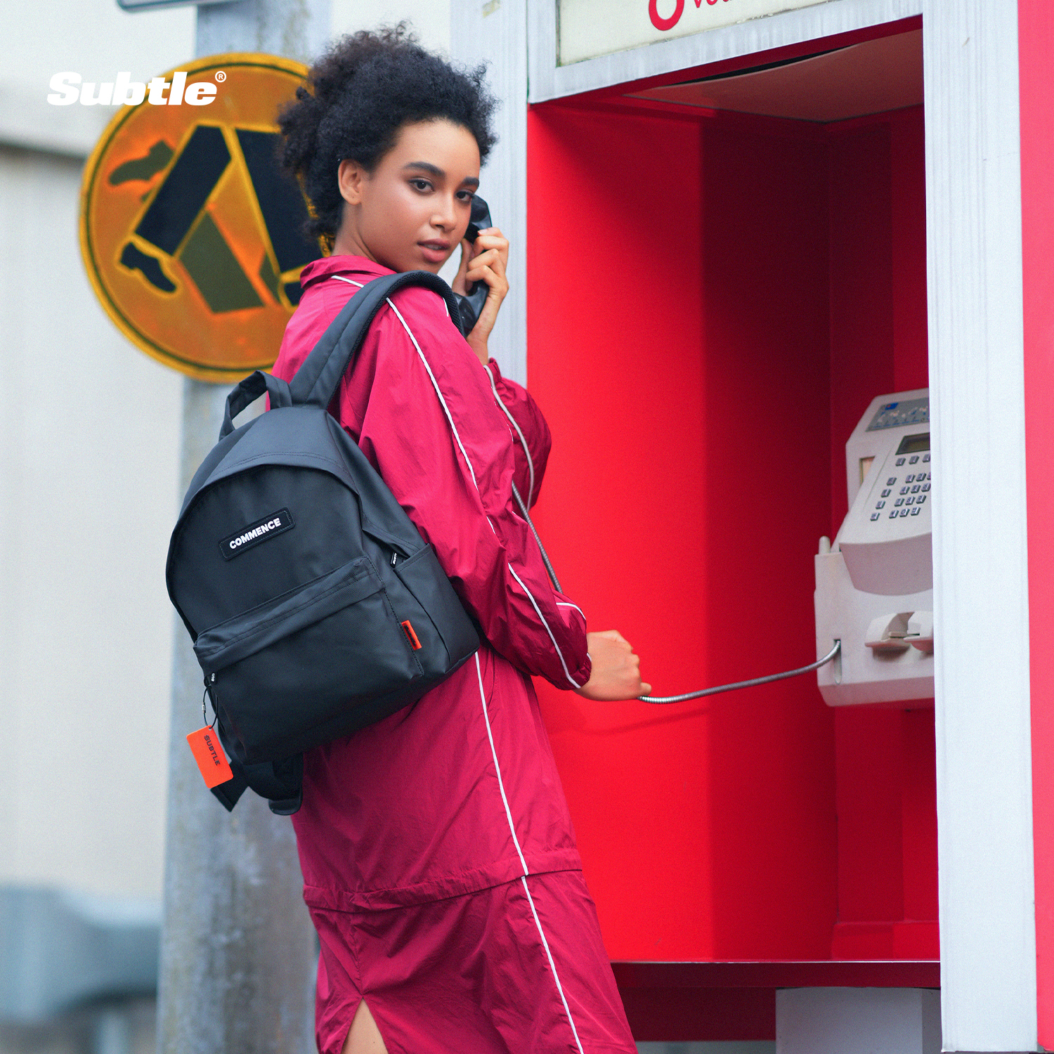 SUBTLE城市户外女双肩包