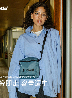 SUBTLE VERGE斜挎包秋冬ins风女包轻便原创休闲潮流小背包挎包男