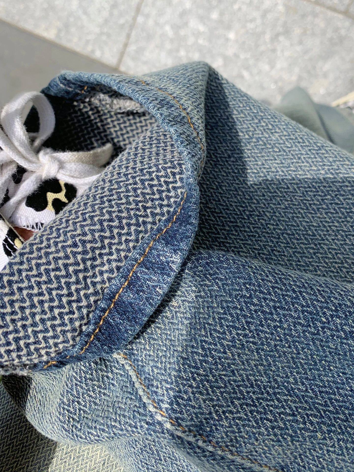 봄 여성용 자카드 질감 하이웨이스트 스트레이트 청바지 300파운드 플러스 사이즈 지방 MM 배 모양의 슬리밍 루즈한 바지