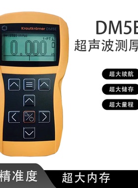 美国GE 高精度超声波测厚仪 DM5E防腐层测厚仪数字厚度仪穿透涂层