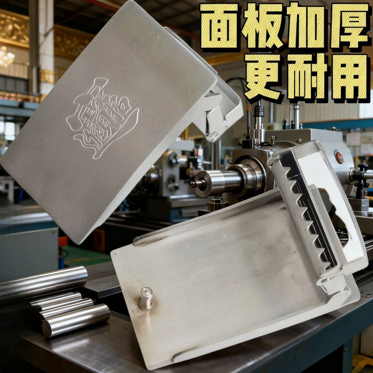 新款304不锈钢皮带头扣头打孔扣头针扣腰带配件平滑扣单扣不生锈