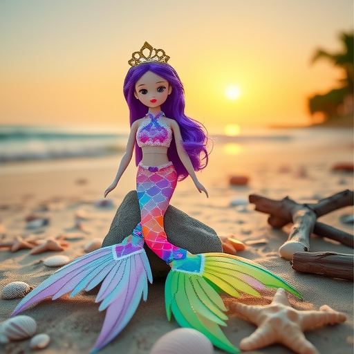 网红爆款美人鱼娃娃女孩玩具带音乐儿童节幼儿园舞蹈机构礼物