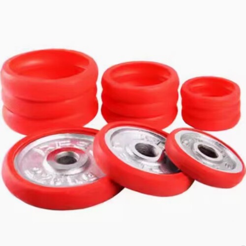 哑铃男士 哑铃保护套硅胶套保护地板防滑套健身哑铃胶套 york专用