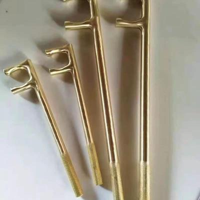 防爆F扳手两爪阀门扳手铜F型阀门扳手防磁F阀门扳手防滑F扳手