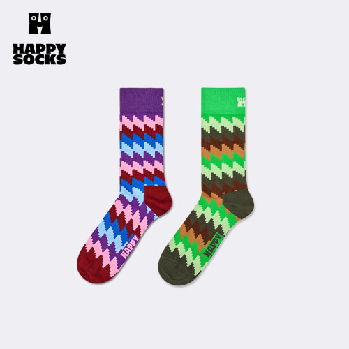 【2026秋冬新款】Happy Socks潮牌多巴胺几何袜子小众潮流中筒袜