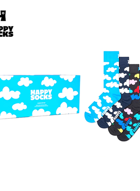 【25年新品】Happy Socks袜子秋冬送礼创意棉袜中筒袜礼盒装潮袜