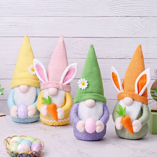 Rabbit Egg Carrot Christmas Faceless Doll圣诞无脸娃娃装饰