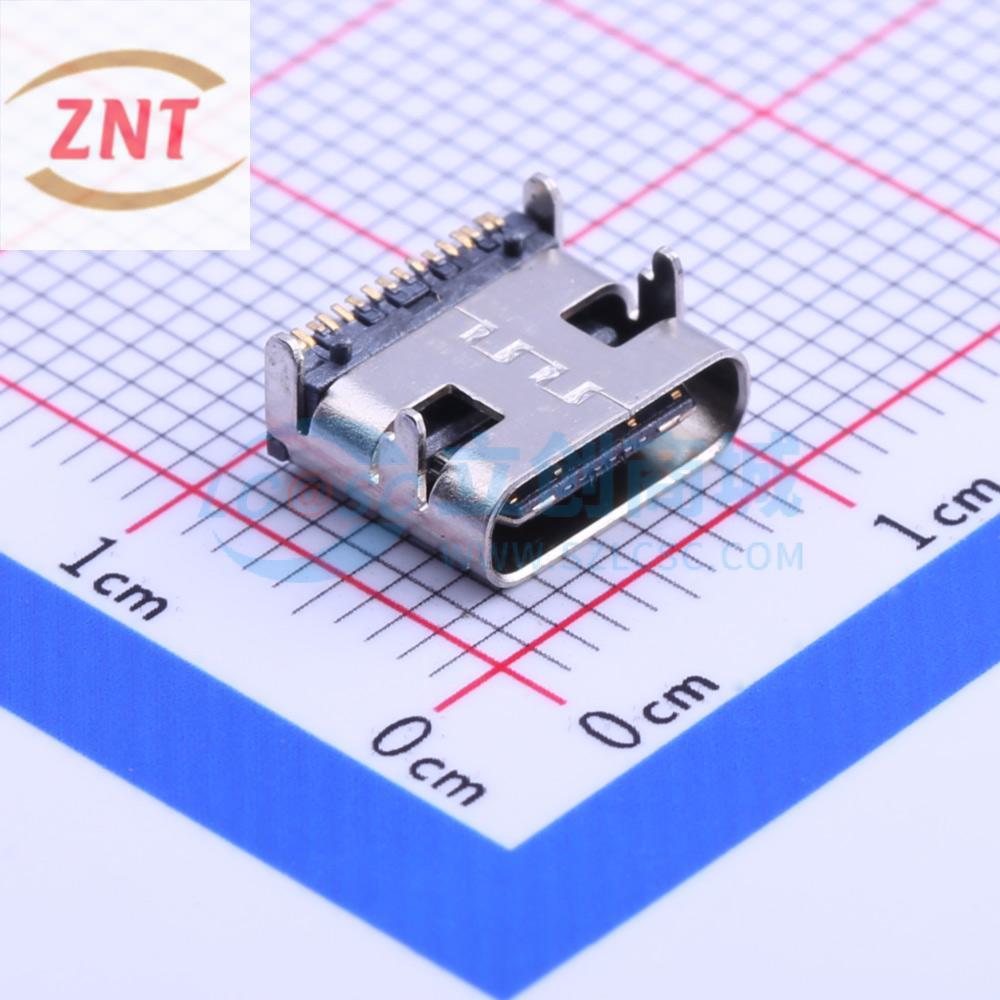 USB连接器 TYPE-C 母座 12P MC-311D SMD 卧贴 SOFNG(硕方)