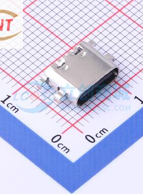 USB连接器 TYPE-C 6P CB1.6(073) SMD 母 沉板 6P 电子元器件配单
