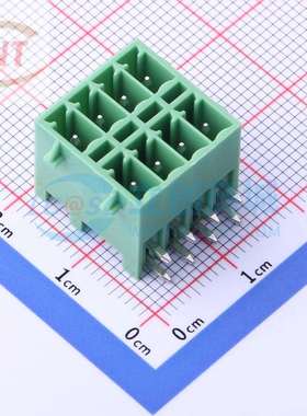 插拔式接线端子 KF2EDGKRG-3.5-2*4P 弯插,P=3.5mm 板端/插座-闭