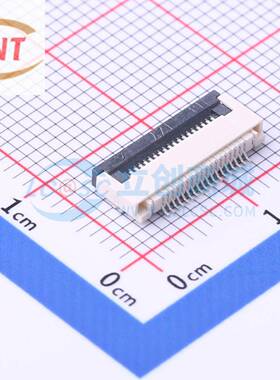 FFC/FPC连接器 AFC01-S18FCA-00 卧贴SMD P=0.5mm 翻盖式 JS/钜硕