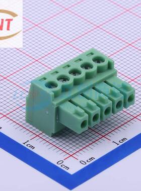 插拔式接线端子 DB2EK-3.5-5P-GN-S P=3.5mm 1x5P插头 AWG:16-28