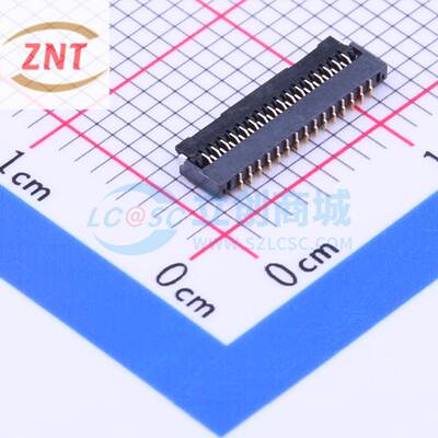 FFC/FPC连接器 AFE03-S31FMA-1H SMD,P=0.3mm,卧贴 翻盖式 31P 下