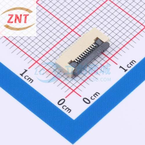 FFC/FPC连接器 AFD01-S11FCC-00 SMD,P=0.5mm,卧贴 翻盖式 11P 下